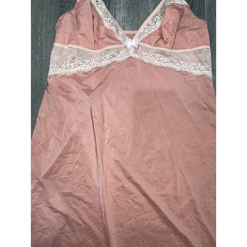 Affinitas Womens Blush Pink Underwire Y2K Nighty dress XS A005492 - Picture 7 of 8